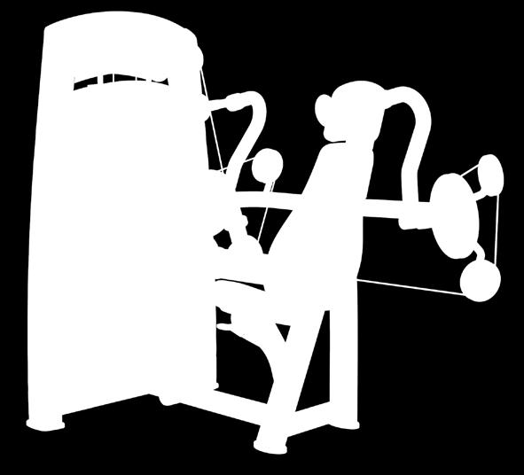izolowanych regulowana wysokość siedziska the inclined backrest provides stability pulling direction of weights