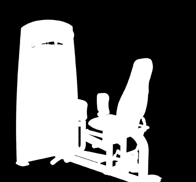 starting position is set using a ratchet / pull-pin system kneepads and double foot positions stabilise the legs