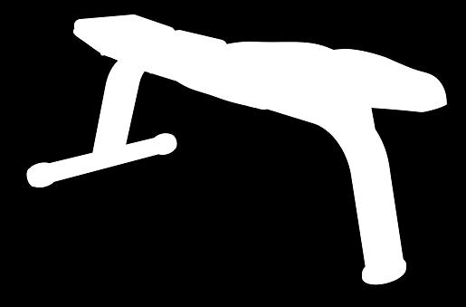 idealnej wysokości do treningu z hantlami simple flat bench