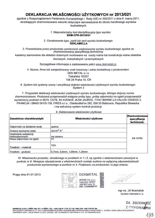 CERyFiKAT jakości iso