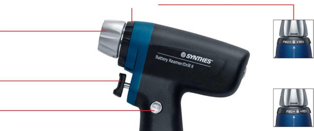 Wprowadzenie NAPĘDY Zasilana akumulatorowo wiertarka/rozwiertak Battery Reamer/Drill II (530.