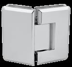 BXCP 6-10 Zawias do kabiny prysznicowej mocowanie boczne ściana - szkło