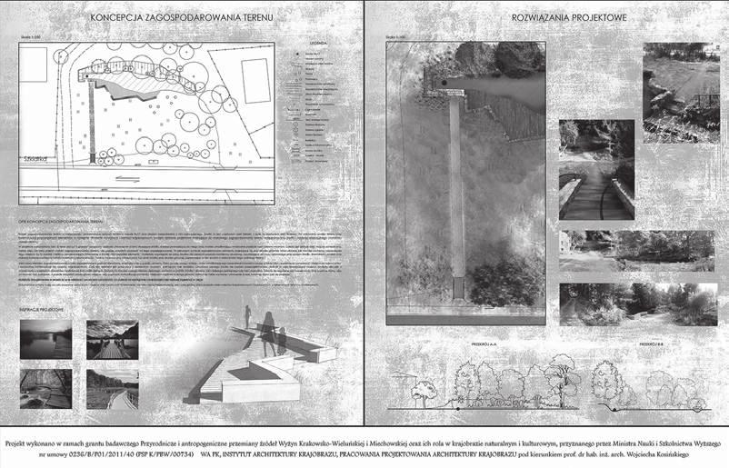 Na planszy studium koncepcyjne zielonej infrastruktury w powiązaniu z Wisłą Fig. 87.