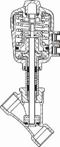 siłownika tłokowego. Konstrukcja zaworu umożliwia duży przepływ, szczególnie w porównaniu z konwencjonalnymi zaworami grzybkowymi.