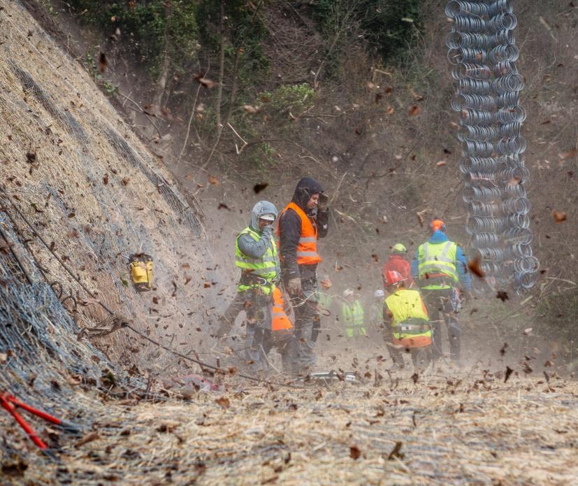 Example of conditions on the installation site, where