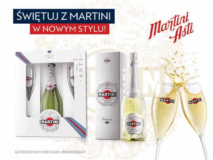 Prosecco 38,99 musujące Martini Vintage Asti 89,99