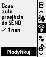 Test grupowy Ustawienie testu grupowego umożliwia określenie odległości testowej podczas testu grupowego.