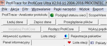 Aby zatrzymać nagrywanie pliku, wystarczy wybrać z górnego menu "Akcja - Zatrzymaj nagrywanie plików. 7.