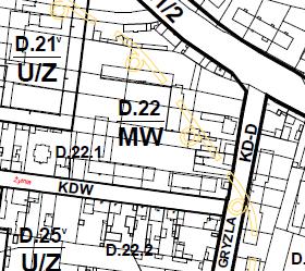 5.2 Przeznaczenie w miejscowym planie zagospodarowania przestrzennego Zgodnie z zapisami Miejscowego Planu Zagospodarowania Przestrzennego w Pabianicach uchwalonego przez Radę Miejską w Pabianicach