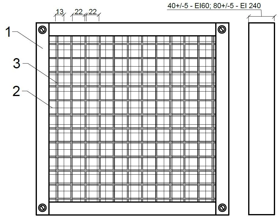 GRILLE wykonane są z materiału ekspandującego pod wpływem temperatury powyżej 140 o C.