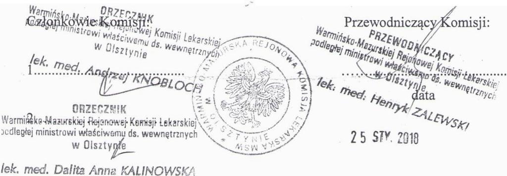 .. rozpoznanie ostateczne pozosta je jak w punkcie 12 części A.