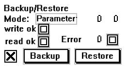 (Contrast) wyświetlacza i do wykonania Backup/przywrócenia (Backup/ restore) receptur i nastawienia języka (Language) 3.3.8.