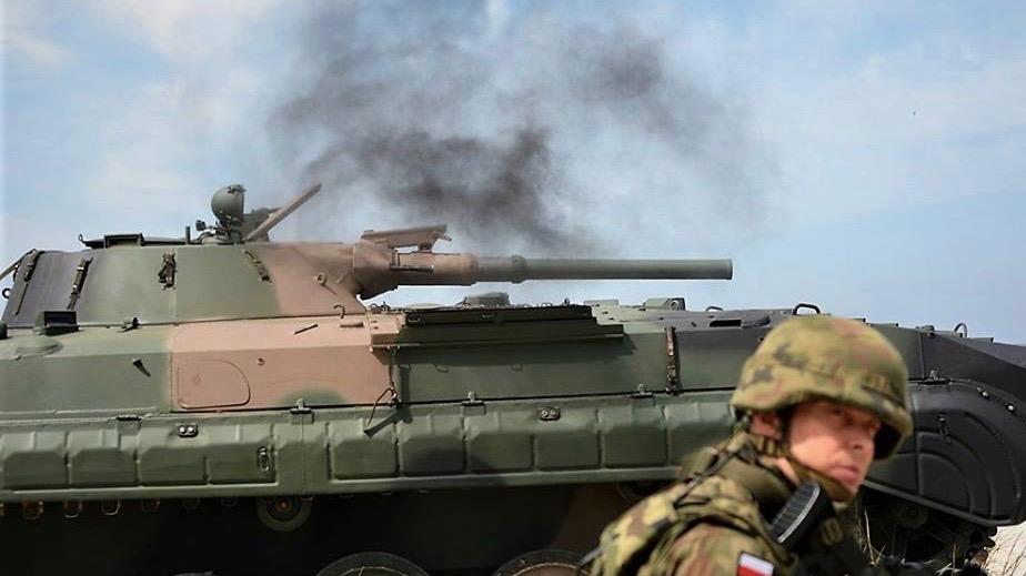 Fot. 12BZmech Uzbrojenie BWP-1 to pociski kierowane Malutka, armata niskociśnieniowa 73 mm i karabin maszynowy 7,62 mm.