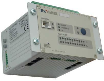 rozszerzonej urządzenie jest dodatkowo wyposażone w: - MBELEKM3: panel synoptyczny 20 diod świecących, 4 klawisze - MBELBKPL_EXT: pakiet magistrali oraz w zależności od wariantu: - wariant
