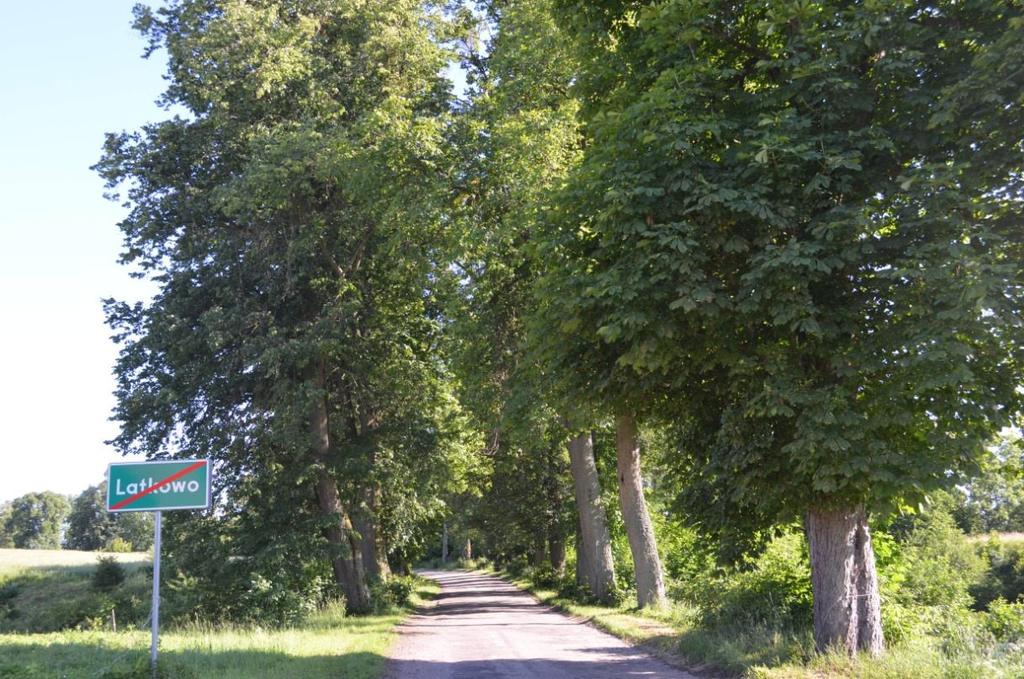Droga nr 20 Od granicy województwa przez Latkowo-