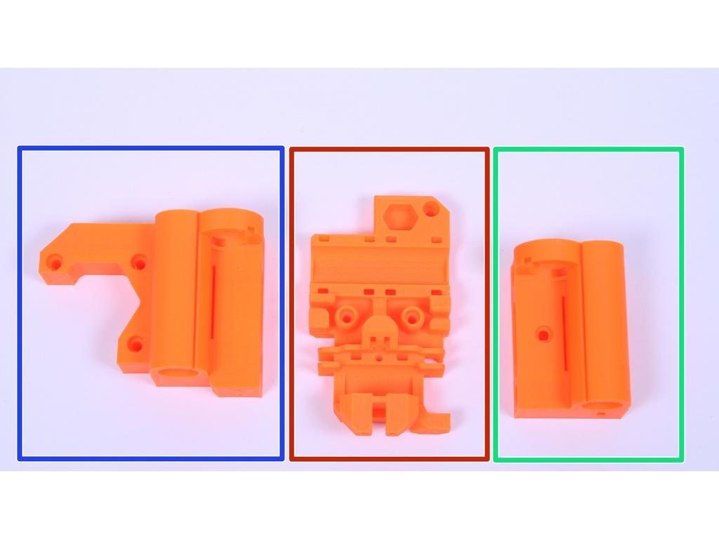 osi X) X-end-motor (zakończenie osi X, część silnikowa) X-end-idler