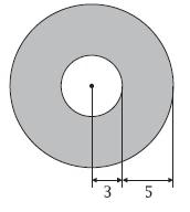 Zadanie 27. (0-1 punkt) Obwód narysowanej figury jest równy a) 16π b) 22π c) 25π d) 55π Zadanie 28.