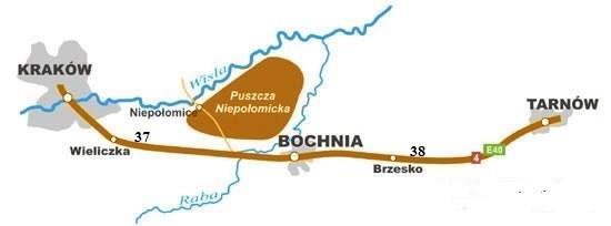 Zadanie 6. Oblicz odległość, którą pokona turysta, jadąc z Tarnowa do Krakowa.