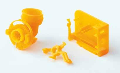 Źródło: Paradigm 3D elastyczności materiałów typu PolyJet, czy też równie kolorową technologię ze znacznie słabszych materiałów na bazie gipsu 3DP/CJP/BJM.