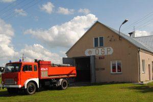 Jednostka OSP S-1 z gminy Puńsk. Posiada samochód Kamaz z 2017 roku, z beczką 5,5 tyś. litrów wody (GCBA 5,5/32).