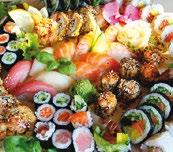 ZESTAWY SUSHI Kawaii Set 38 szt. dla 3-4 osób futotempura roll 12 szt. filadelfia roll 8 szt. sake maki 6 szt. tuna hosomaki 6 szt. chicken tempura 6 szt.