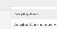 W tym miejscu można w łatwy i szybki sposób skopiować klasy z zasobu klas bazowych do tego właśnie semestru. Należy skorzystać z przycisku Import klas.