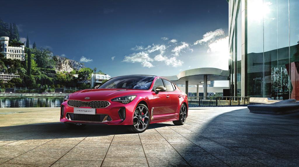 WITAMY w ŚWIECIE GRAN TURISMO Eleganckie, starannie ukształtowane nadwozie nowej Kia Stinger to