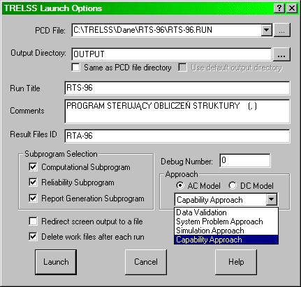 Rys. 2. Główne okno programu TIP (TRELSS Input Processor) Rys. 3.