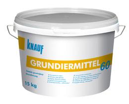SYSTEMY TYNKARSKIE / ŚRODKI GRUNTUJĄCE KNAUF GRUNDIERMITTEL 90 Środek gruntujący do gruntowania bardzo chłonnych powierzchni Skondensowany środek gruntujący na bazie dyspersji żywic syntetycznych o