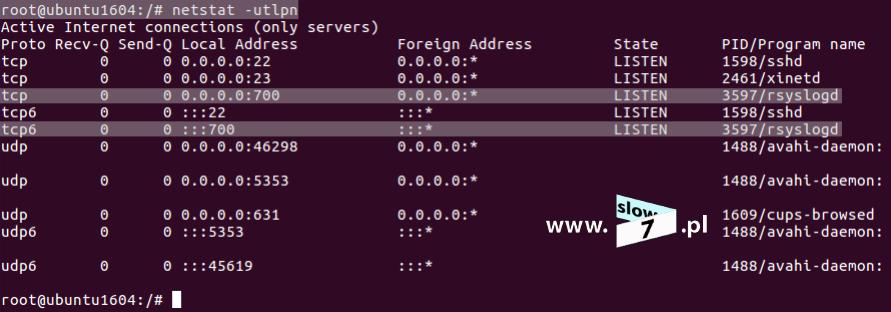 18 (Pobrane z slow7.pl) Serwer Syslog został skonfigurowany tak więc czas by skonfigurować router.