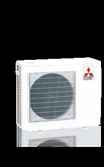 Duży wybór urządzeń w zakresie mocy chłodniczej / grzewczej od 3,3 do 14,0 kw pozwala na dostosowane do potrzeb projektowanie instalacji z podłączonymi