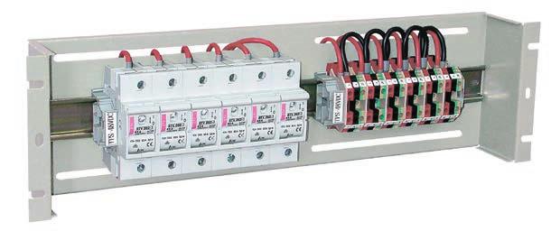 LISTWY ZASILAJĄE Panel dystrybucji napięć Panel dystrybucji napięć Uniwersalna obudowa 9" do zabudowy