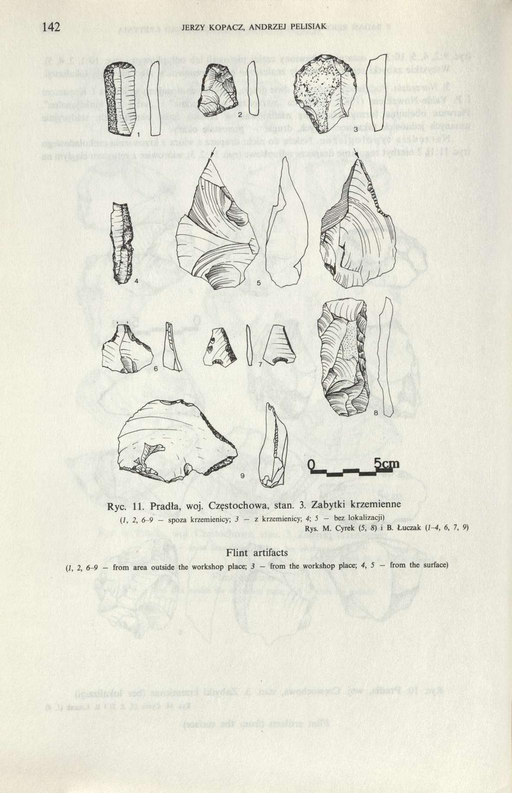 142 JERZY KOPACZ, ANDRZEJ PELISIAK Ryc. 11. Pradła, woj. Częstochowa, stan. 3.
