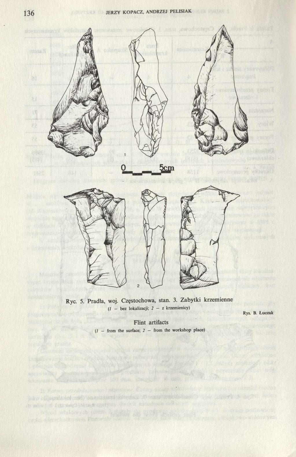136 JERZY KOPACZ, ANDRZEJ PELISIAK Ryc. 5. Pradła, woj. Częstochowa, stan. 3.