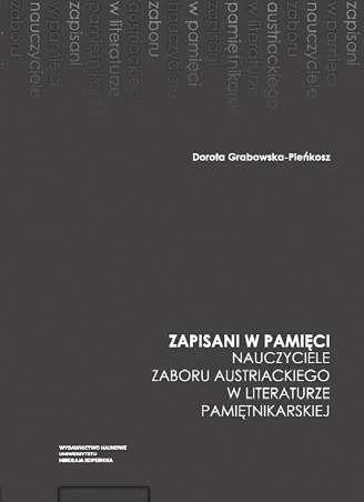 W i t o l d C h m i e l e w s k i Akademia Ignatianum w Krakowie w egodokumentach, Na rynku księgarskim ukazała się interesująca książka, przedstawiająca środowisko nauczycielskie w zaborze