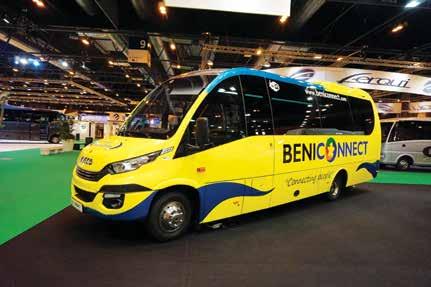 Volvo. Ten ostatni autobus został zbudowany na zamówienie klubu piłkarskiego FC Malaga.