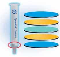 Korpusy kolumienek pasujące do wszystkich popularnych statywów i ekstraktorów. Kolumienki wielofazowe do specjalnych zastosowań środowiskowych (np. do ekstrakcji WWA, PCB i pestycydów).