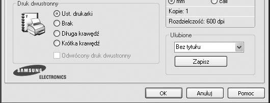 Karta Informacje Wykorzystaj zakładkę Informacje, aby wyświetlić informację o prawach autorskich oraz numer wersji sterownika.