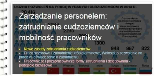 1 z 6 2018-03-01 04:18 Zarządzanie Personelem - zatrudnianie cudzoziemców i mobilność pracowników - nowe zasady podejście biznesowe Od 1.01.2018 r. obowiązują NOWE zasady zatrudniania cudzoziemców.