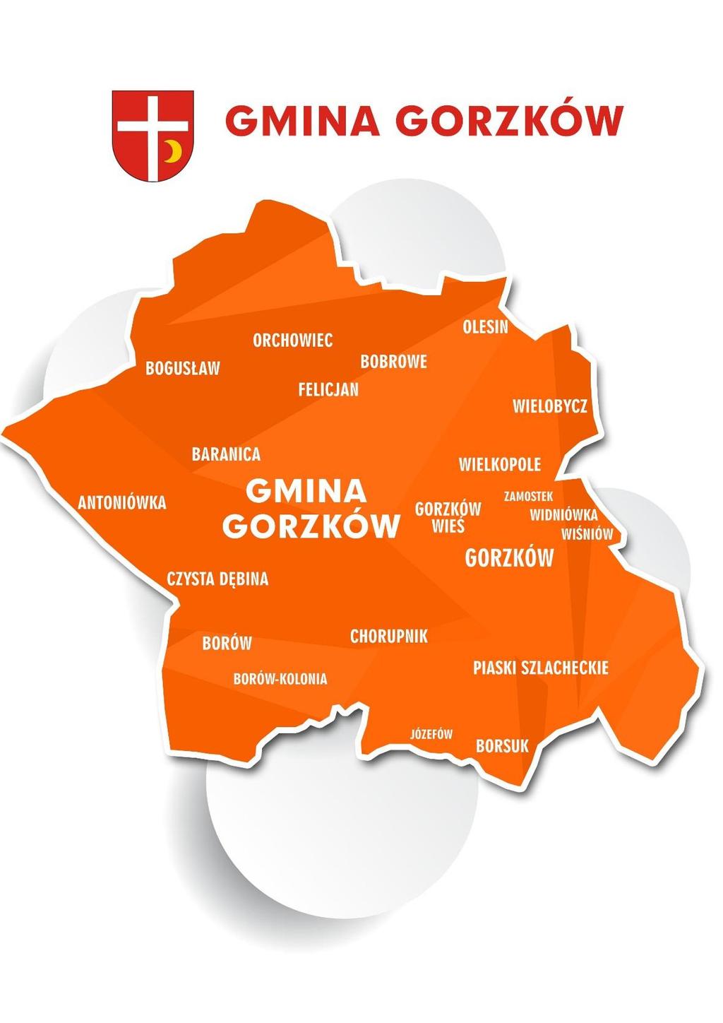 Rysunek 5 Obszar Gminy Gorzków STRATEGIA ROZWOJU