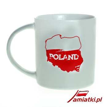 Kubek Czarno-Biały "I Love Poland" KGQa