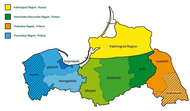 Obszar kwalifikowalny WST w Olsztynie (ul.