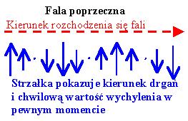 przestrzeni maja różną wartość wychylenia.