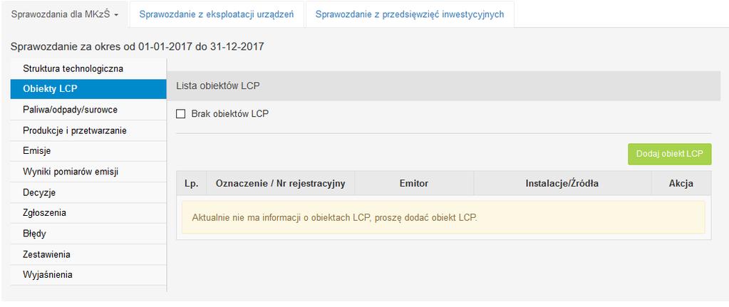 Kolejne urządzenia redukcyjne wprowadza się przez przycisk Dodaj reduktor. 10.1.2.