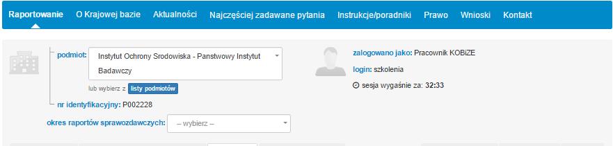 1. 2. W polu podmiot (pozycja nr 1) istnieje możliwość wyboru innego podmiotu, do którego użytkownik