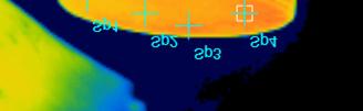 609 C, CSp2 625 C, Sp3 642 C, Sp4 646 C Fig. 8. Thermal analysis of the press infiltration temperature distribution on preforms: a) variant: AlZn5.