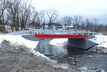 Obiekty infrastrukturalne wykonane w 2017 roku Most koło Kościoła na cieku Syhlec w Lipnicy Małej Most Na Tomasówkę na cieku Solawka w Zubrzycy Górnej Odbudowany i oddany do użytku most liczy