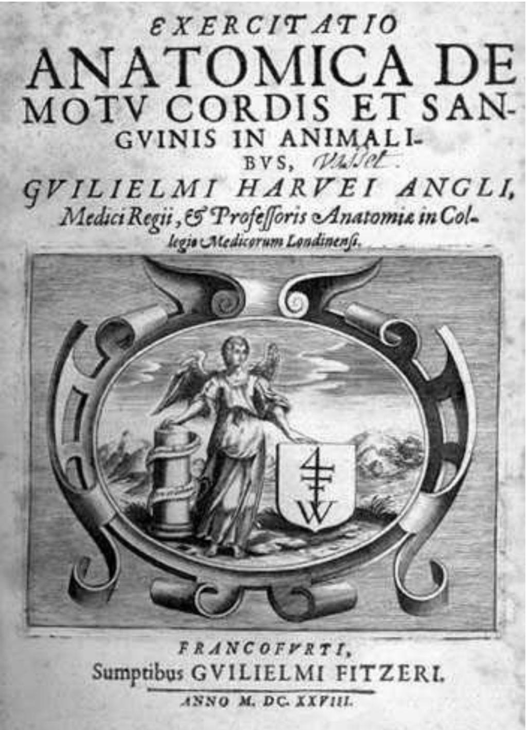 DEPOZYTY CYFROWE Z PRYWATNYCH KOLEKCJI 363 Ryc. 4. Harvey, William (1628). Exercitatio anatomica de motv cordis et sangvinis in animalibvs.