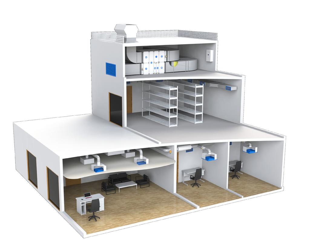 06 / AUTOMATYKA Automatyka centrali wentylacyjnych i systemów HVAC - Frapol SMART+ Okablowanie Plug&Play Zdalne sterowanie System fabrycznego okablowania central wentylacyjnych oparty o szybkozłącza