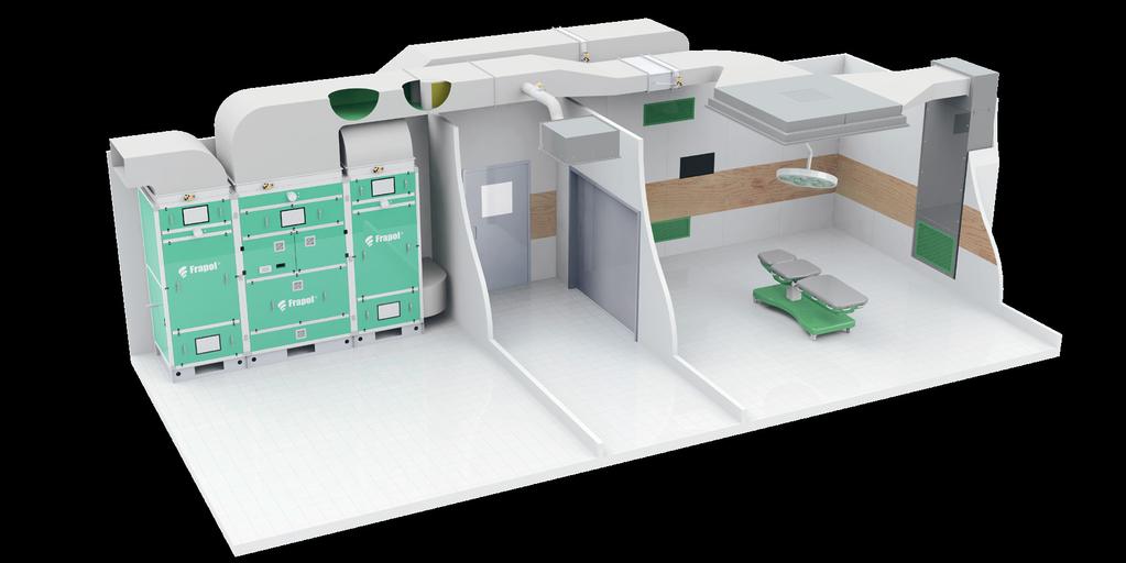 04 / SYSTEM FRAMEDIC Tłumik hałasu w wykonaniu higienicznym Redukuje poziom hałasu w instalacjach o wysokich wymaganiach higienicznych.